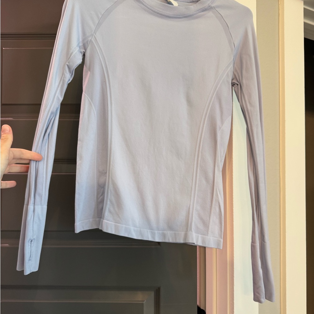 Light Lavender Long Sleeve Performance Top
